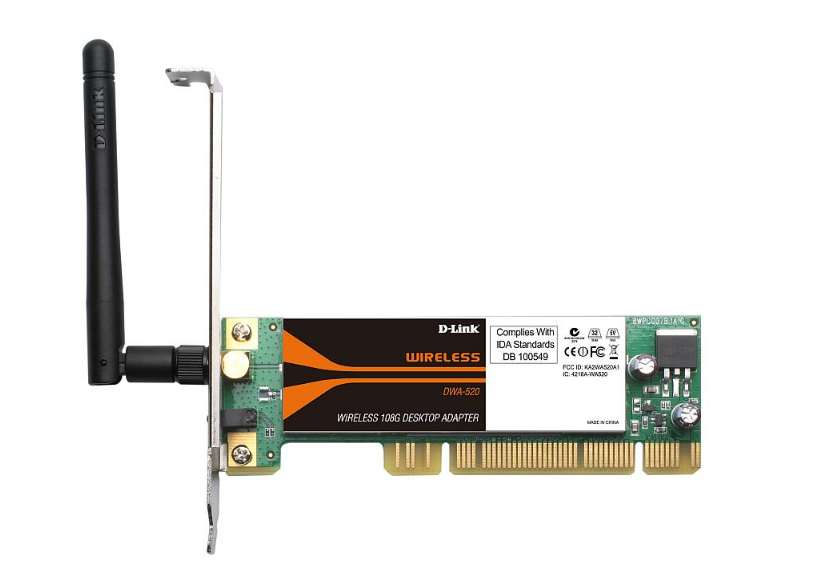 D-Link DWA-520 PCI Wireless Adapter Driver v.1.30s0019 Windows XP / Vista / 7 32-64 bits