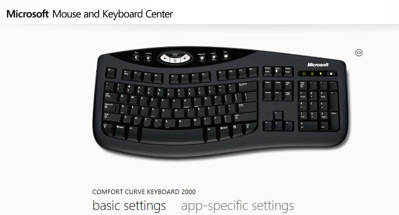Microsoft Mouse and Keyboard Center with USB Drivers v.3.2.116 Windows 7 / 8 / 8.1 / 10 32-64 bits