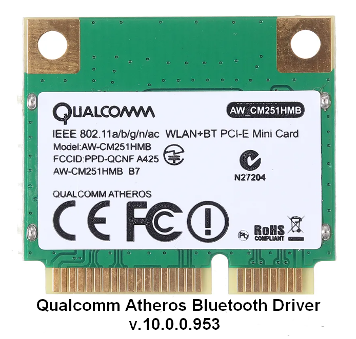 qualcomm atheros wlan and bluetooth download