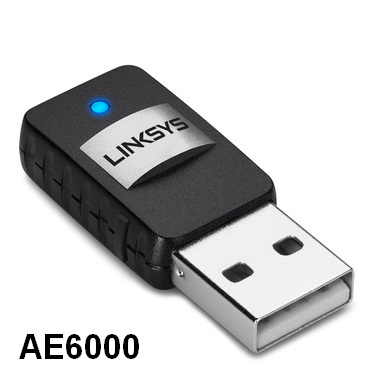 Linksys AE6000 Wireless-AC Mini USB Adapter