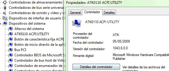 Asus010 acpi driver что это