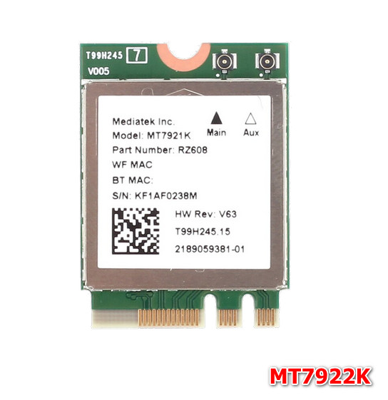 MediaTek MT7921 Wi-Fi 6/6E Wireless LAN Drivers