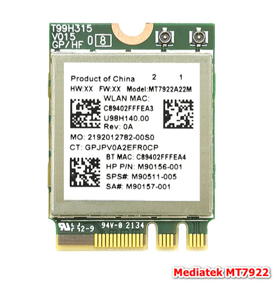 MediaTek MT7921 Wi-Fi 6-6E Wireless LAN Drivers