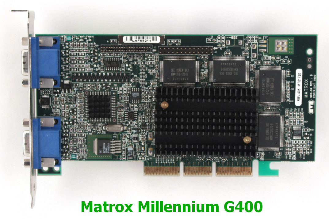 Matrox Millennium PCI Drivers